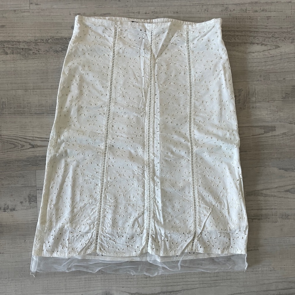 Classic White Skirt